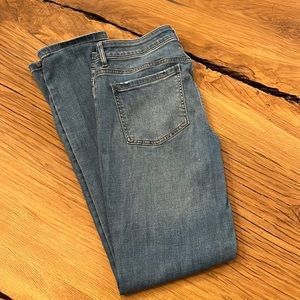 J.Jill boyfriend straight leg ankle jeans in size 8